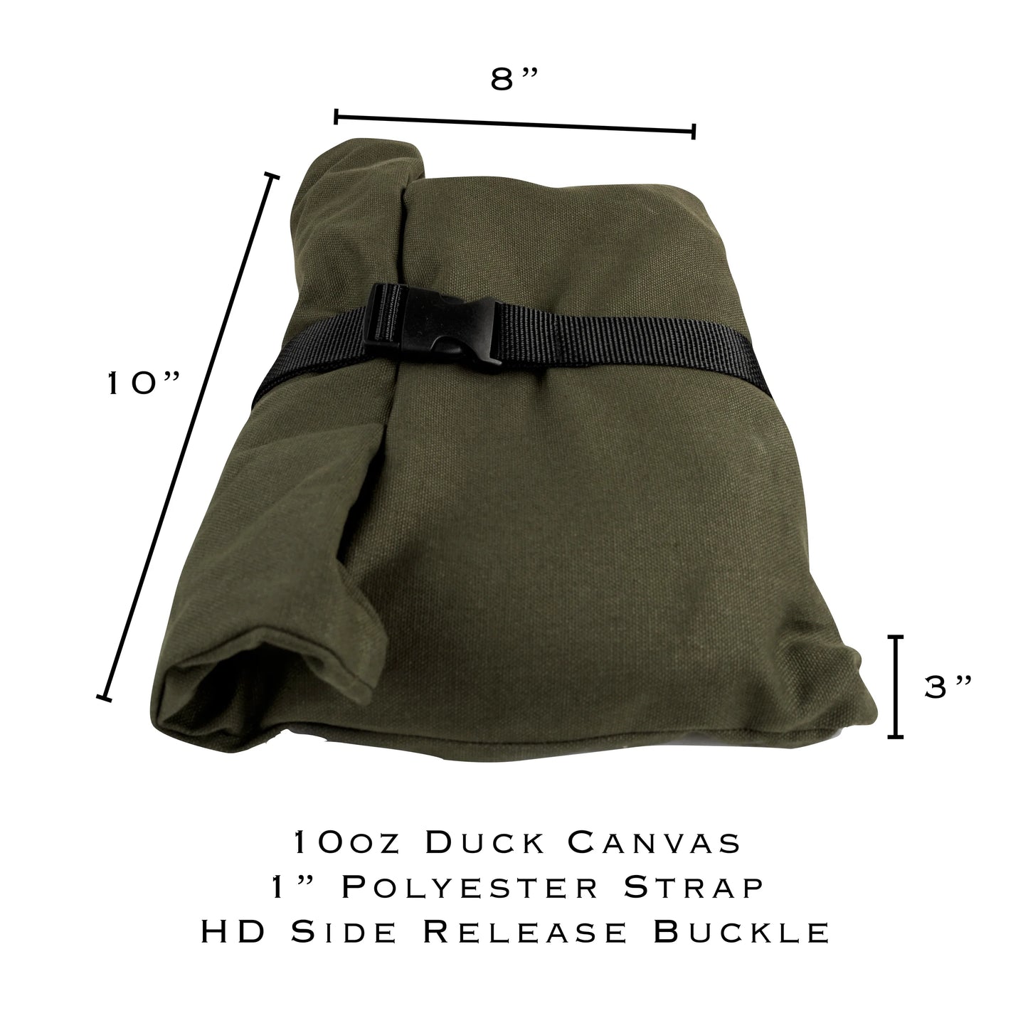 Canvas Rolltop Bag (color may vary)